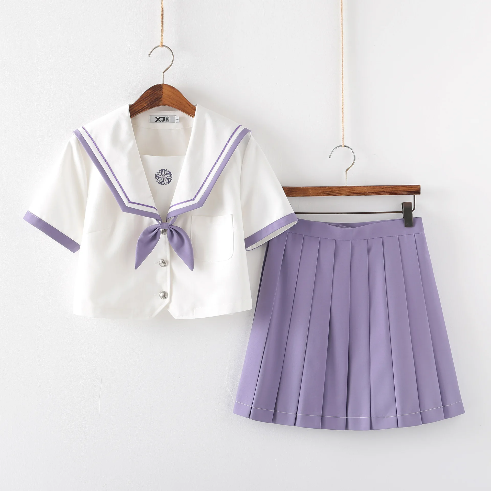 Girl Short Skirt Japanese Style Jk School Uniform Japan College Stage Dance Sailor Costume Pleated Anime Cosplay Tops And Skirt