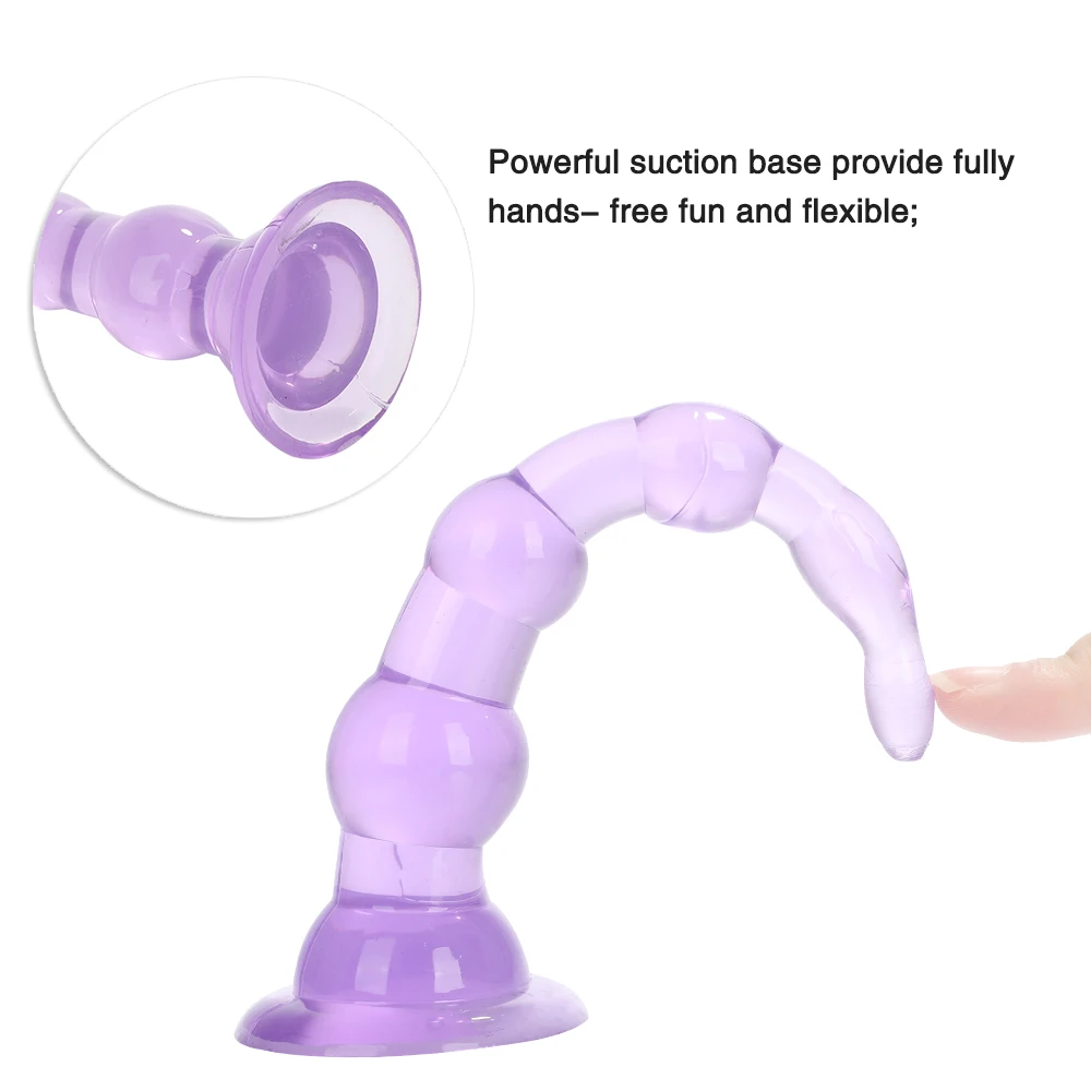 Анальный фаллоимитатор для взрослых Экстра длинный пробка Анальная массаж