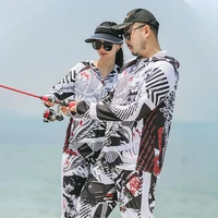 2021 diaolian fishing suits unisex anti uv sun protection breathable moisture wicking quick drying upf50 fishing shirtspants