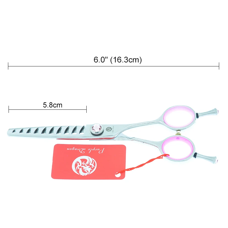 

Pruple Dragon 6 inch Barber Hair Thinning Scissors 10 Teeth Salon Hair Shears Hairdressing Haircut Supplies Styling Tool A0183B