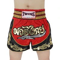 muay thai boxing training shorts sanda pants embroidered jiu jitsu fighting mma fitness mens womens fighting sportswear