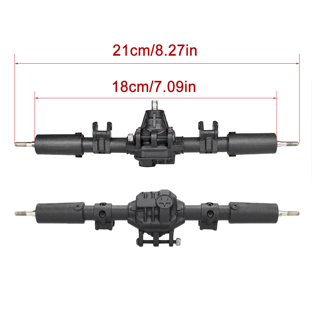 

RC Car Front Rear Straight Complete Axle for 1:10 RC Crawler Axial SCX10 II 90046 90047 Upgrade Parts