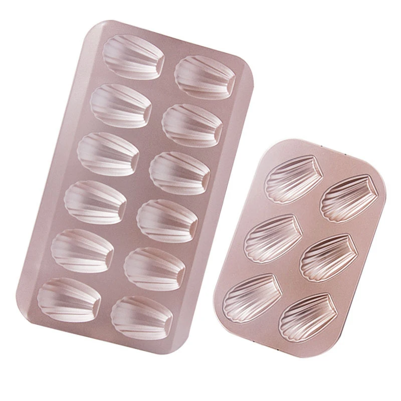 

Nonstick Madeleine Pans Madeleine Molds 6/12 Cavities Cookies Bakeware Gadgets Madeleine Shell Cake Pan Chocolate Baking Mold