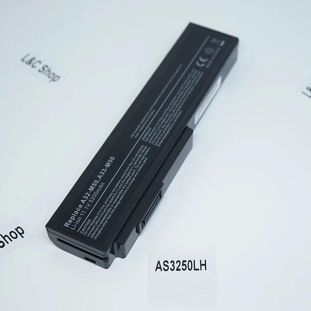 

Battery Pack Asus A32-M50 A32-N61 A32-X64 A33-M50 L062066 L072051 L0790C6 Laptop Battery Replacement