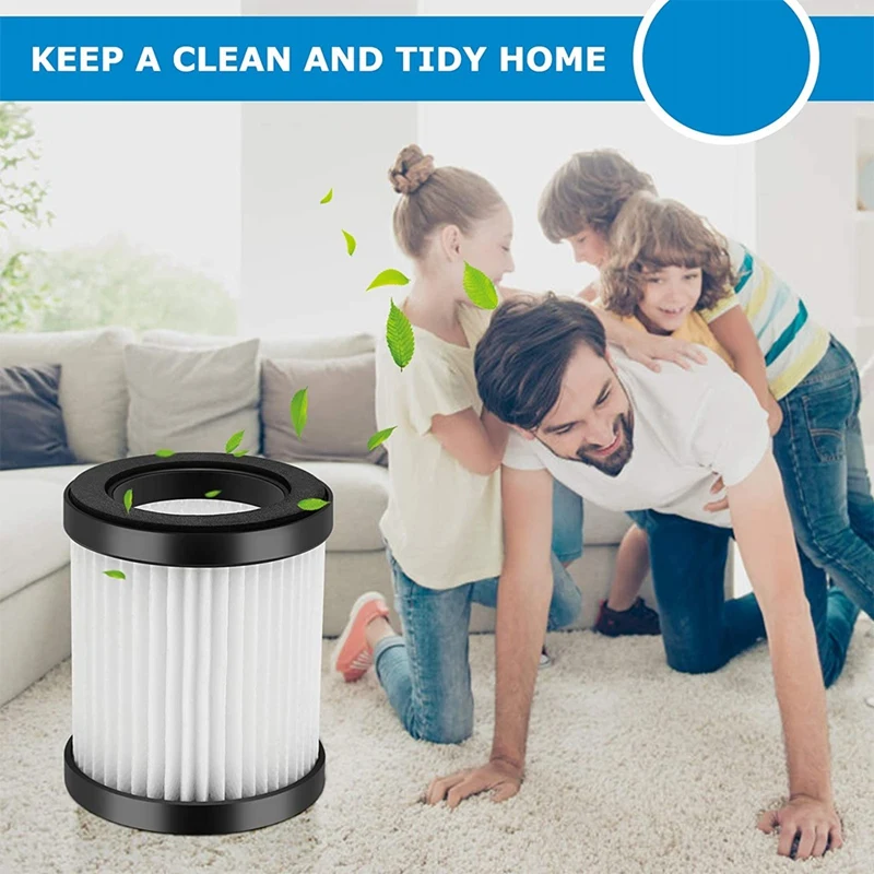 

XL-618A Replacement HEPA Filters Fit Compatible for MOOSOO XL-618A Cordless Vacuum(6-Pack)