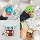 Чехол с героями комиксов Marvel, йода, Майк Грут, для Airpods Pro 1 2, защитный чехол с милым мультяшным рисунком, Bluetooth, беспроводные наушники, зарядный чехол, Бесплатная доставка