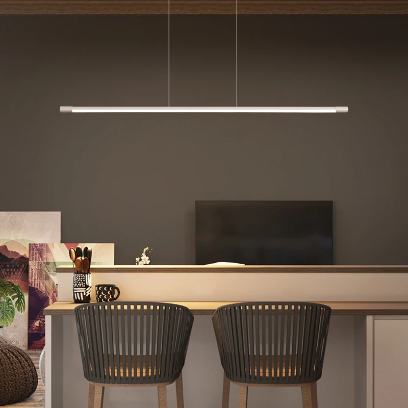 Современный светодиодный подвесной светильник алюминиевые висячие лампы для