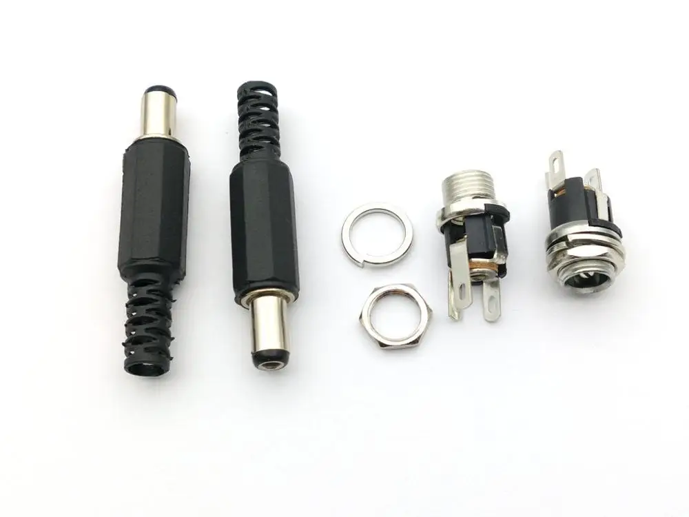 2 5x5 5 мм аудио гнездо гнездовой разъем питания постоянного тока с 5*5 штекер