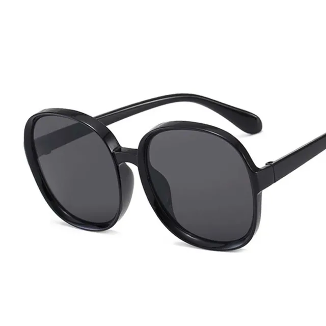 Vintage Sunglasses Women Oversized Round Frame Luxury Brand Designer Big Shades Oculos 3