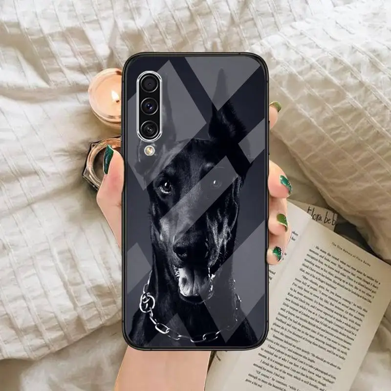 

Dachshund Silhouette Dog Phone Case Tempered glass For Samsung S6 S7 edge S8 S9 S10 e plus note8 9 10 pro