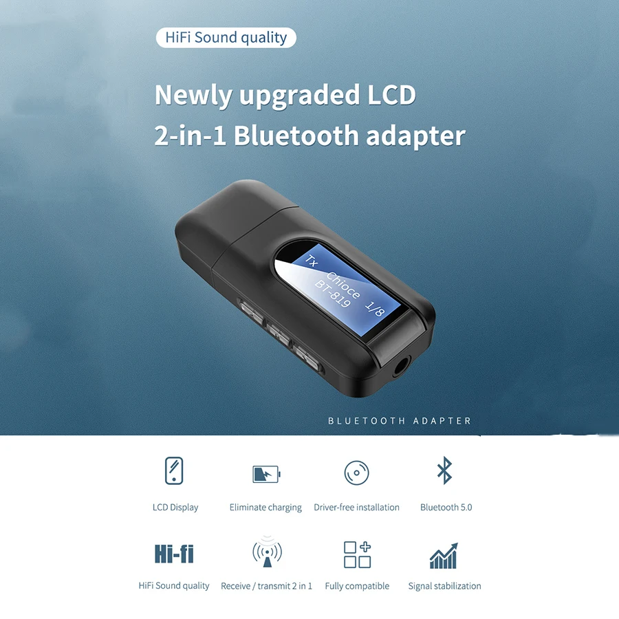 2 в 1 портативный bluetooth-адаптер для визуализации 3