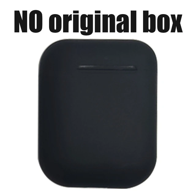 i12 Black no box Беспроводные наушники с Bluetooth 5,0, оригинальные наушники Macaron i12 TWS, сенсорная стерео гарнитура, спортивные наушники для смартфона - Цвет: i12 Black no box