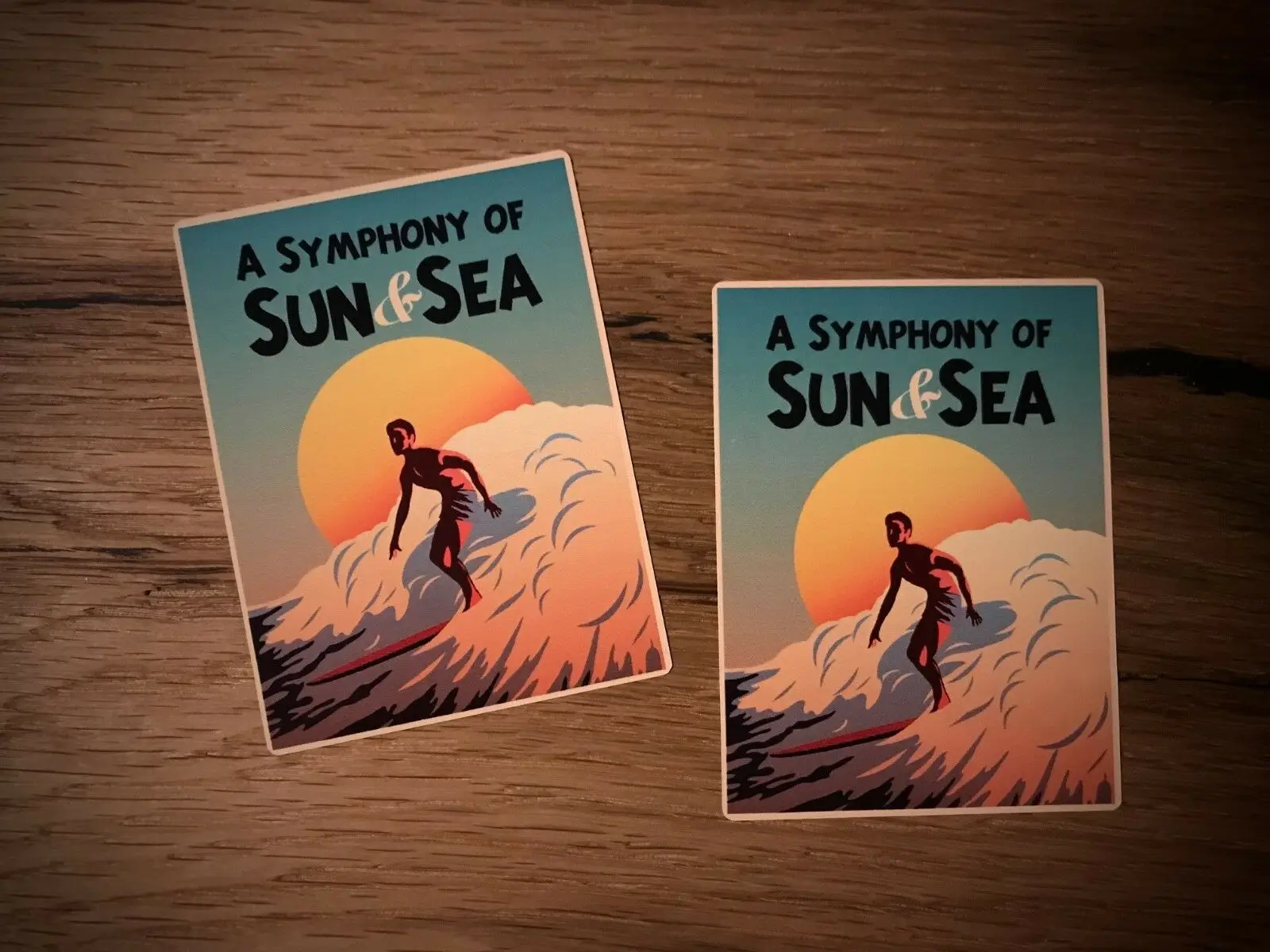 

SURFER Sticker Vintage Strand Beach Buggy Bus Summer Sun Old School # 213