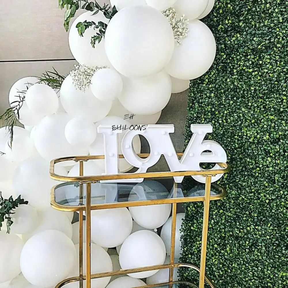 

Giant White Balloons 18/36 inch Wedding Macaron Baloes Arch Backdrop Photography Decoration