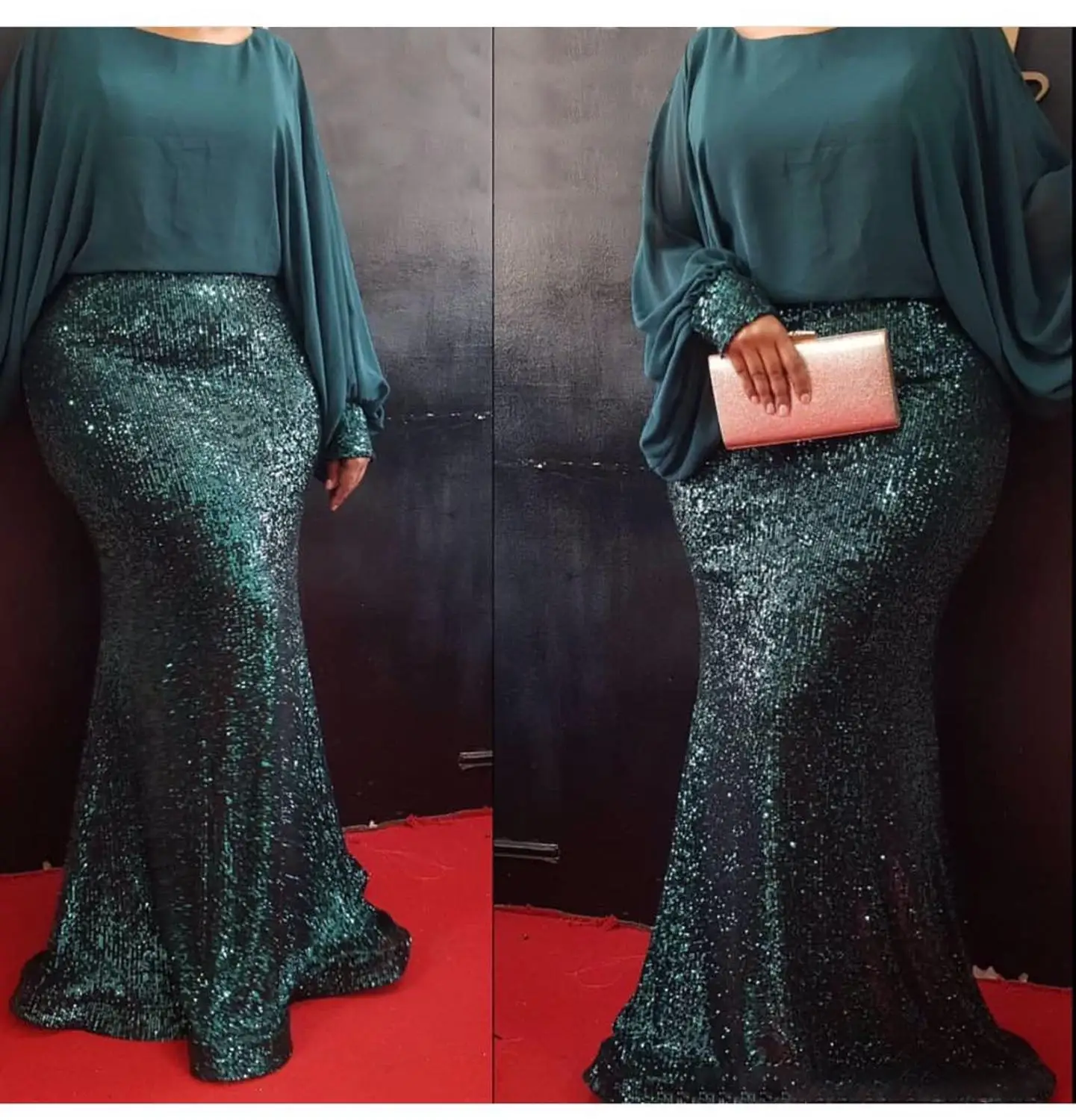 Африканские платья для женщин 2020 элегантные модные шифоновые с блестками