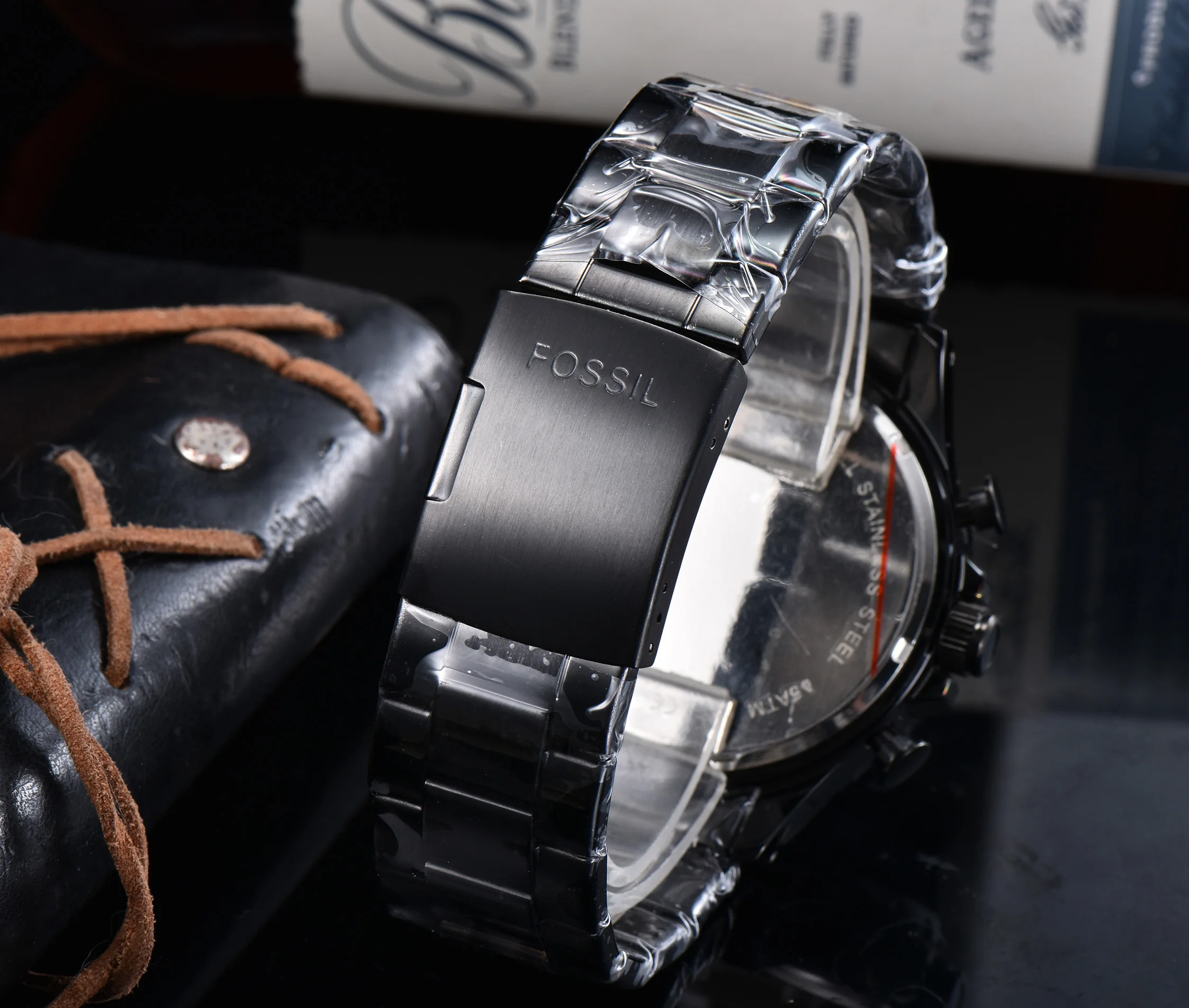 

Fossil Men's quartz watch Top brand luxury stainless steel contracted men's fashion timing men's sports watch