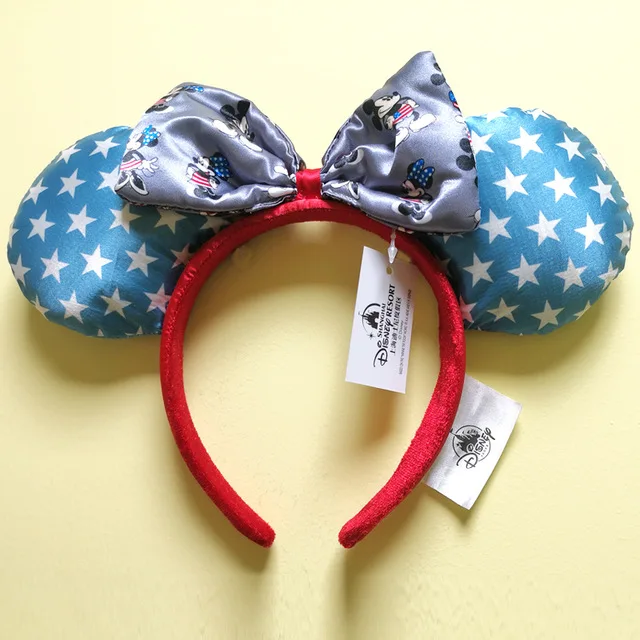 best Baby Accessories Disney Mickey Mouse Headband Transparent Plush Ball ears Headband Cartoon Minnie Ears Birthday Party Decoration(Free Shipping) custom baby accessories