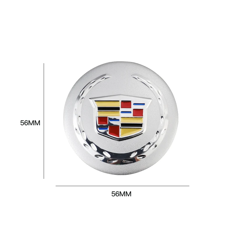 

4pcs 56/65mm Car Wheel Center Cover Stickers Emblem For Cadillac Escalade ATS CTS CT4 CT5 CT6 XLR XTS XT4 XT5 XT6