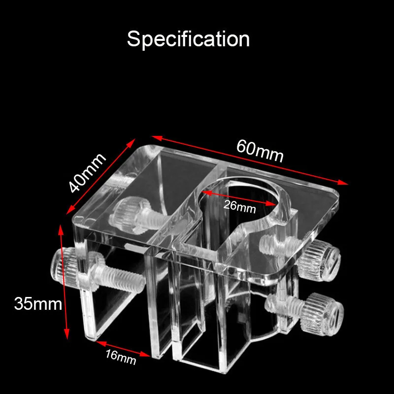 26 мм большая труба для воды фиксированный зажим акриловый держатель