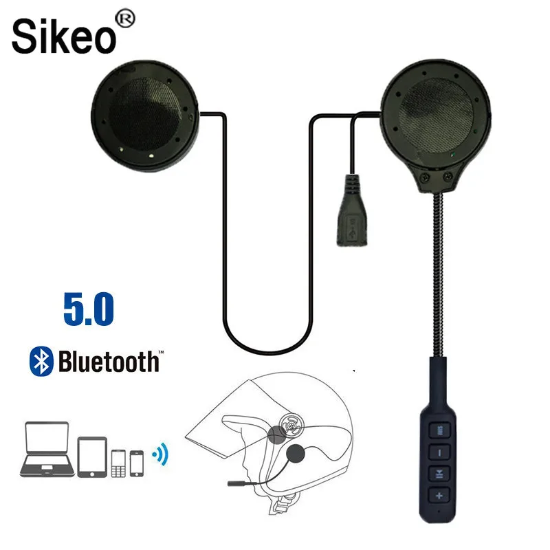 Bluetooth гарнитура для мотоциклетного шлема с громкой связью|Наушники шлемов| |