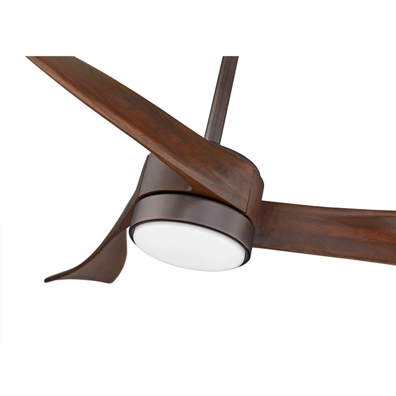 

Nordic Wooden Vintage Ceiling Fans With Lights Remote Control Ventilador De Teto Bedroom Living room Brown LED Light for home