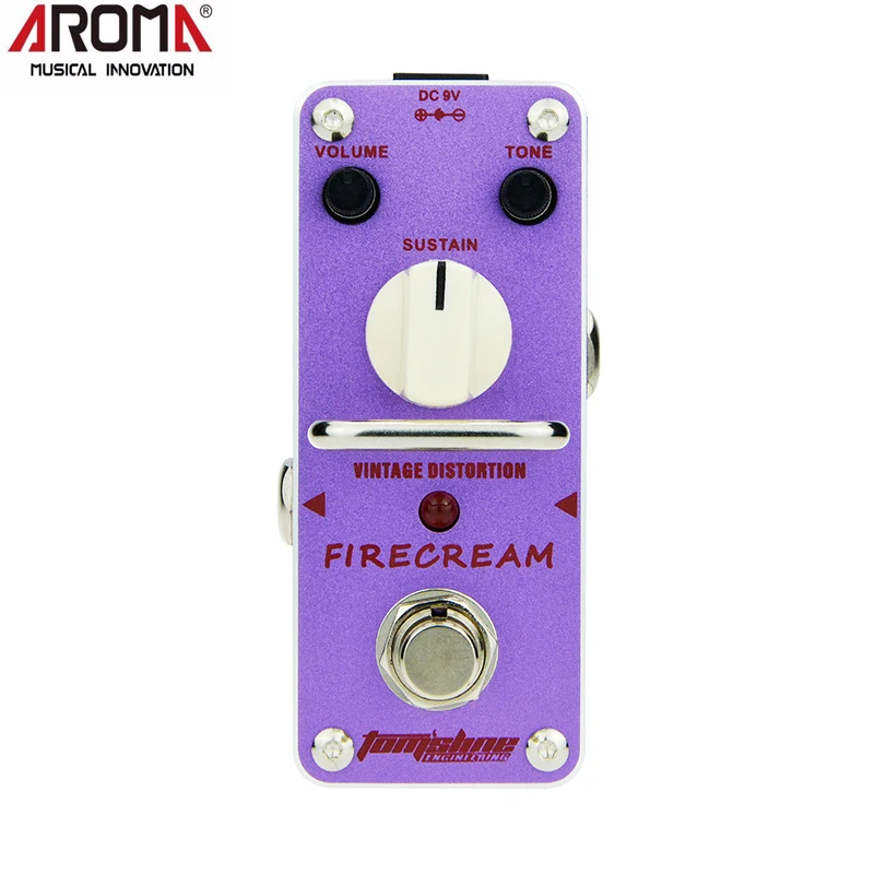 Аромат Винтаж искажения педаль гитары эффект Firecream на основе 1-й версии EH большая муфта педаль богатый кремовый Fuzz Тон
