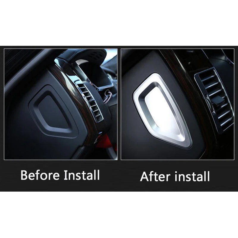 Для Land Rover Range Vogue L405 2014-2020 ABS Хромированная Автомобильная центральная консоль