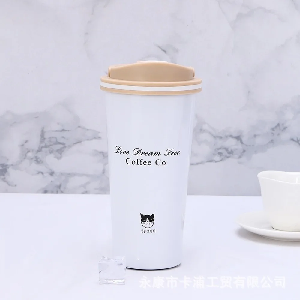 

Hot Selling 304 Insulated Stainless Steel Bottle Fashion High-End Portable Coffee Cup Creative Business Gift Cup Straight Cup