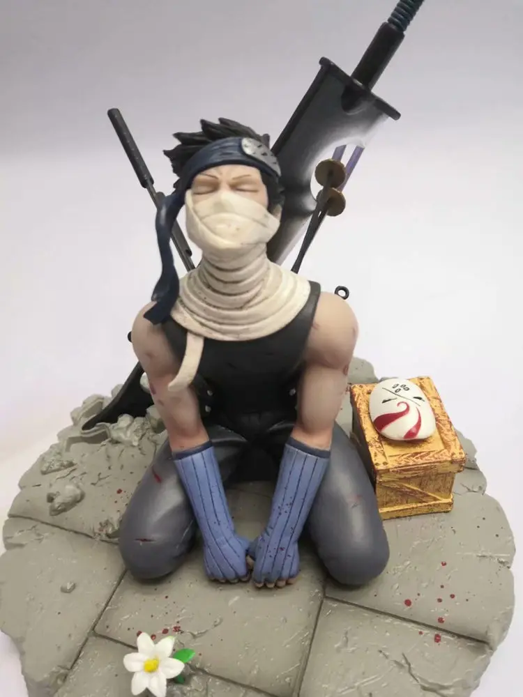 JP Аниме Наруто GK фигурка Momochi Zabuza Hatake kakahi Ghost Cut Broadsword Нирвана гром ПВХ Коллекция
