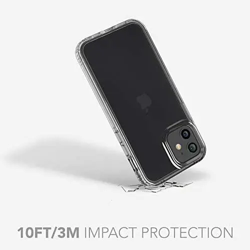 Tech21 Evo Clear super Anti-drop transparent phone Case Cover For iPhone 13/12 mini For iphone 13/12/13/12 pro/13/12 pro Max