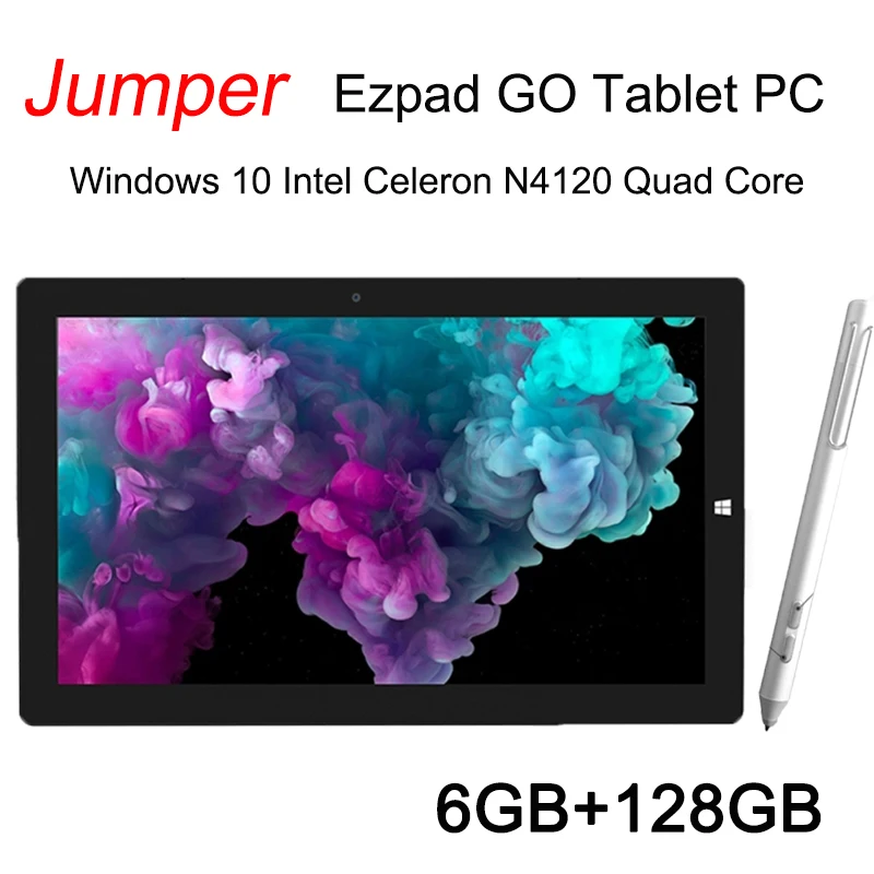 

Jumper Ezpad GO Tablet PC with Stylus pen 11.6'' 6GB RAM + 128GB ROM Windows 10 Intel Celeron N4120 Quad Core Support Micro HDMI