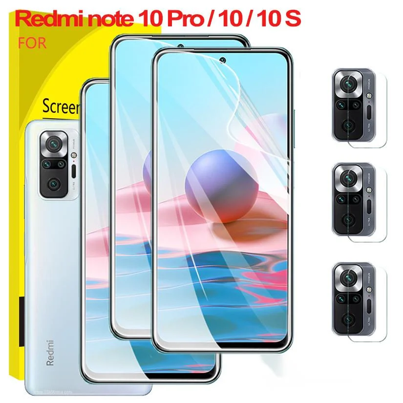 

Hydrogel Film FOR Xiaomi FOR Redmi Note 10 Pro Accessories Smartphone Hidrogel 10S Camera Lens Film For Note10Pro