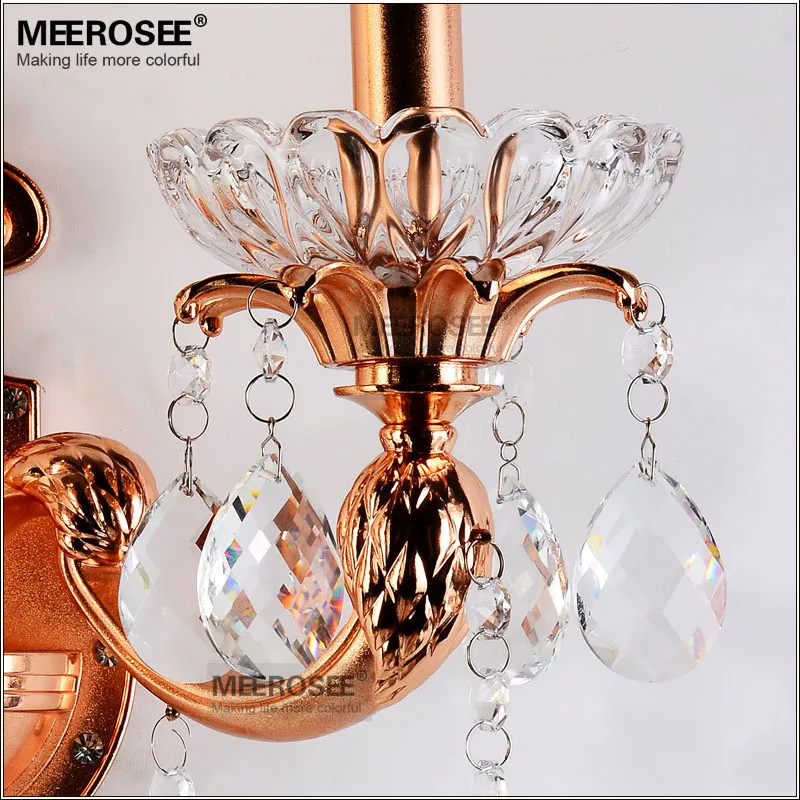 Современный настенный светильник с 2 лампами современный кристаллами и