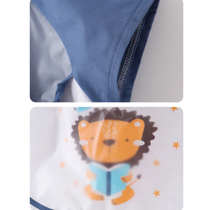 Warmom-Baberos impermeables para comer y ni&ntilde;os, Bandana sin mangas para beb&eacute;, ropa de algod&oacute;n suave para eructar, Eva-5