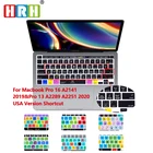 Защитный чехол для клавиатуры MacBook Pro 16, A2141, M1 Chip A2338A2251A2289, 2020 +