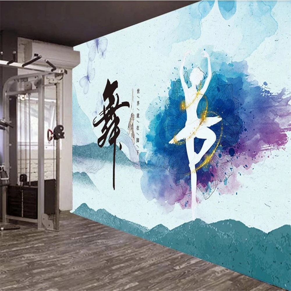 Фотообои Milofi большие чернильные для креативного танца классные | Обустройство