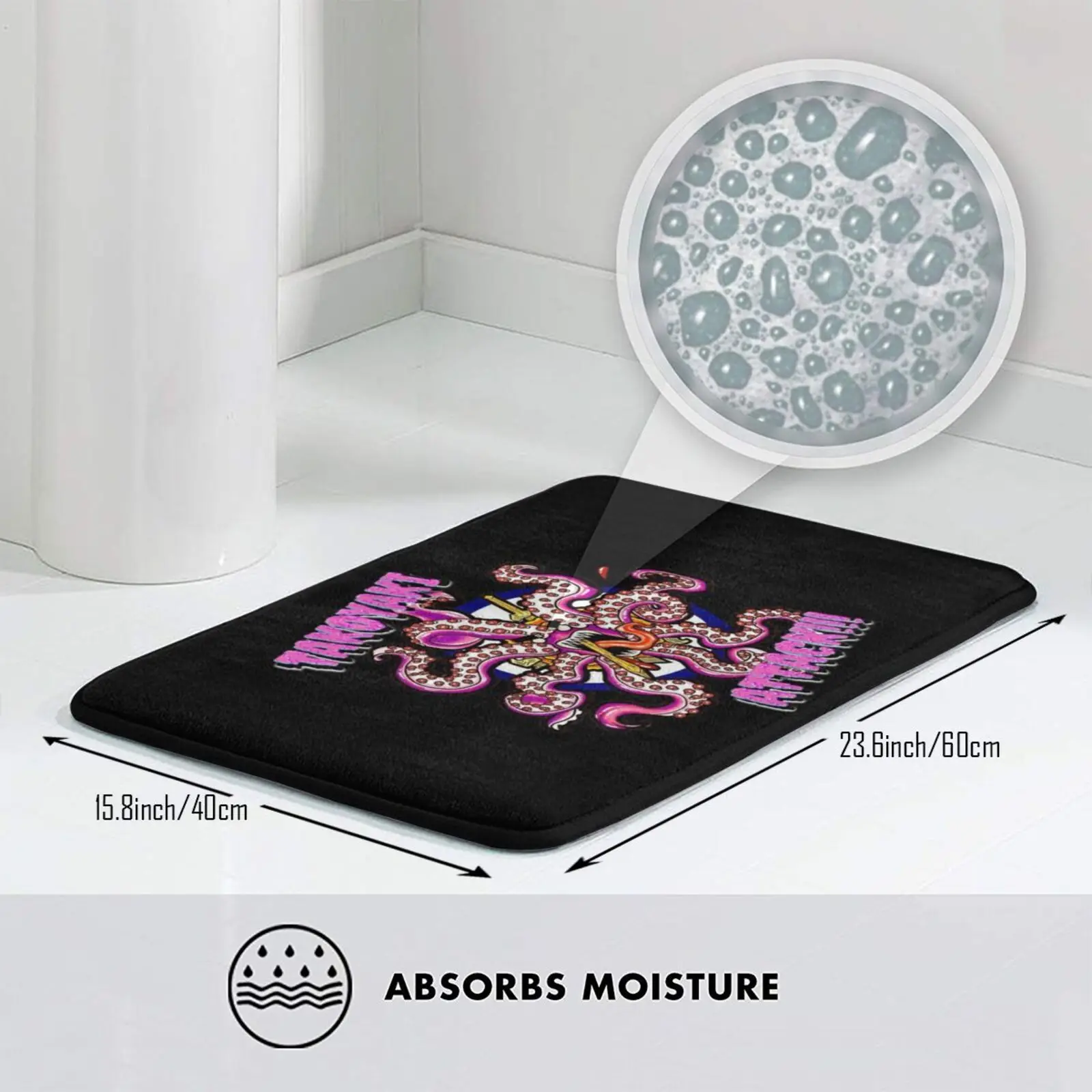 Такояки атака | Черный коврик подушка мягкая Японская еда такояки суши