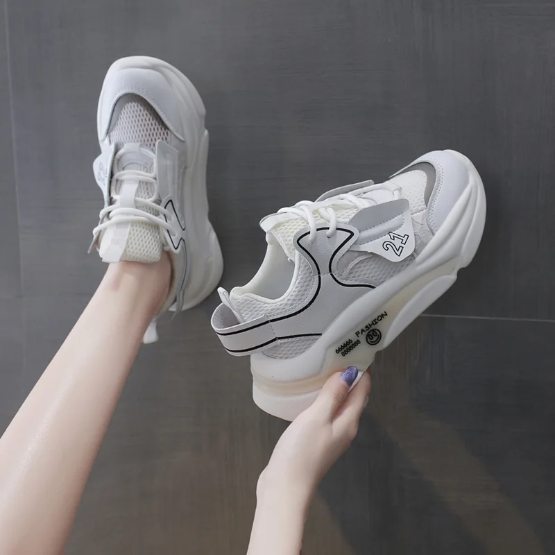 

2021 Designer Sneakers Women Platform Shoes Fashion Zapatillas Mujer Basket Femme Ladies Trainers Casual Chunky Sneakers Woman
