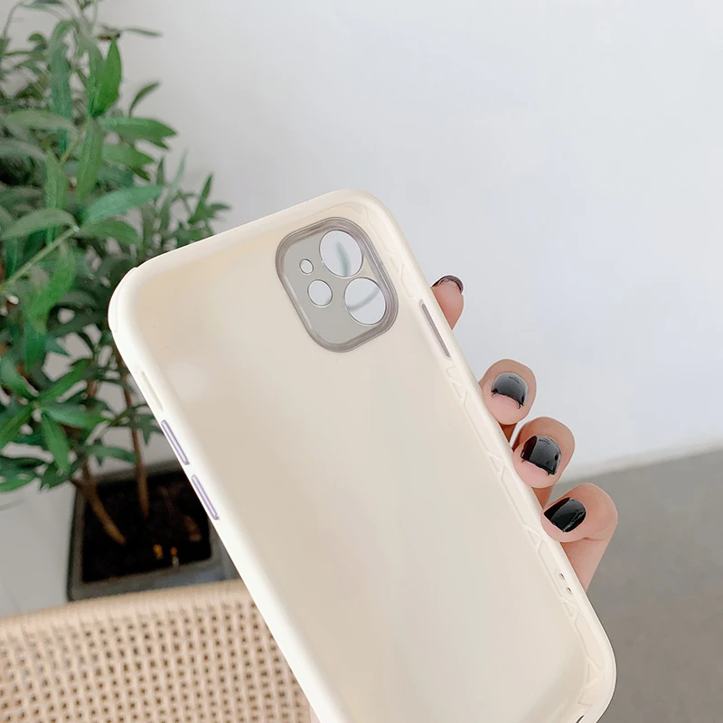 

Fashion Flowers Fruit Soft Phone Case for iPhone 11 12 Pro mini XS Max XR X 7 8 Plus SE 2020 Cover Cute Plating Cam Soft Cases