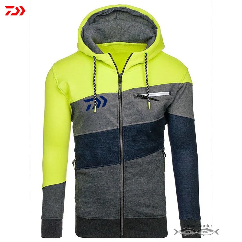 Daiwa одежда рыбалка куртка мужская Толстовка для рыбалки куртки с капюшонами из