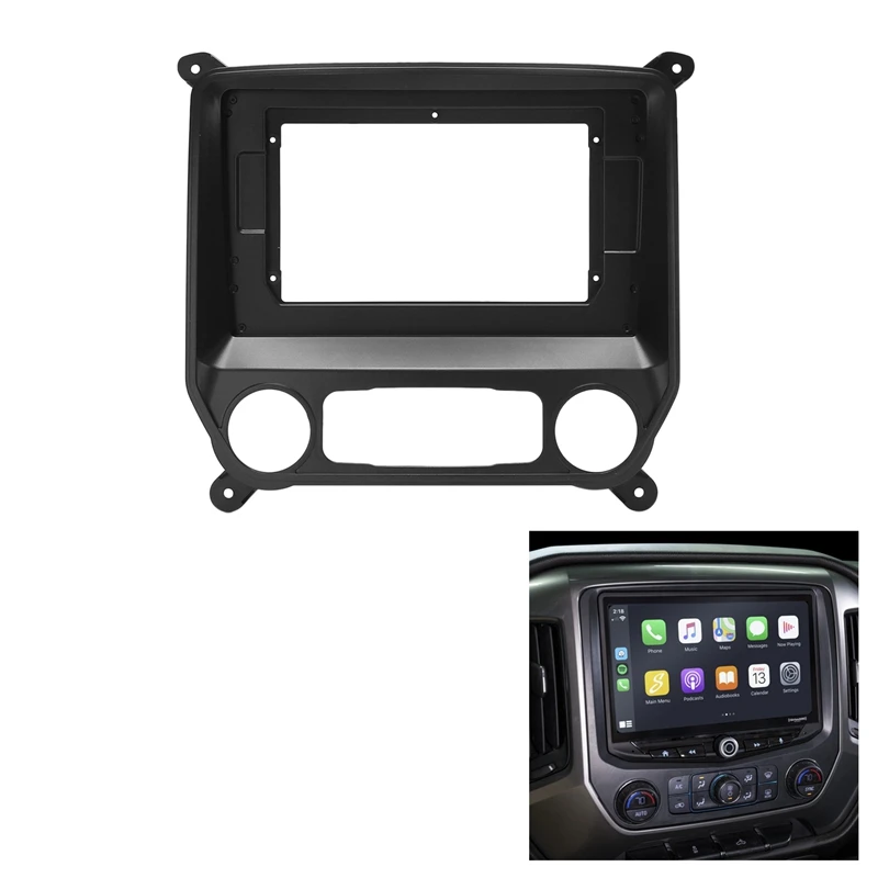 

Car Radio Fascia for Chevrolet Silverado 2014 DVD Stereo Frame Plate Adapter Mounting Dash Installation Bezel Trim Kit