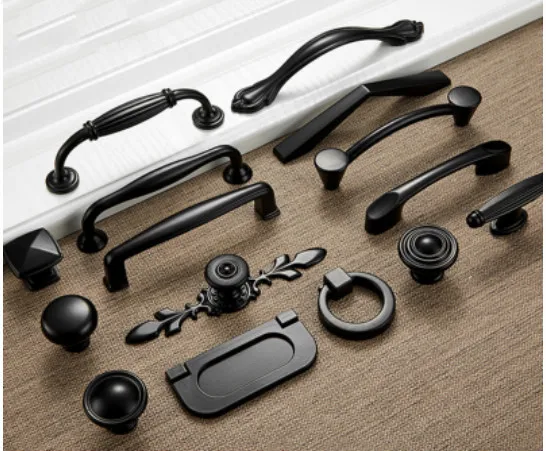 Ручки шкафа однотонные Алюминий сплава дверные ручки и Кухня шкаф для выдвижных