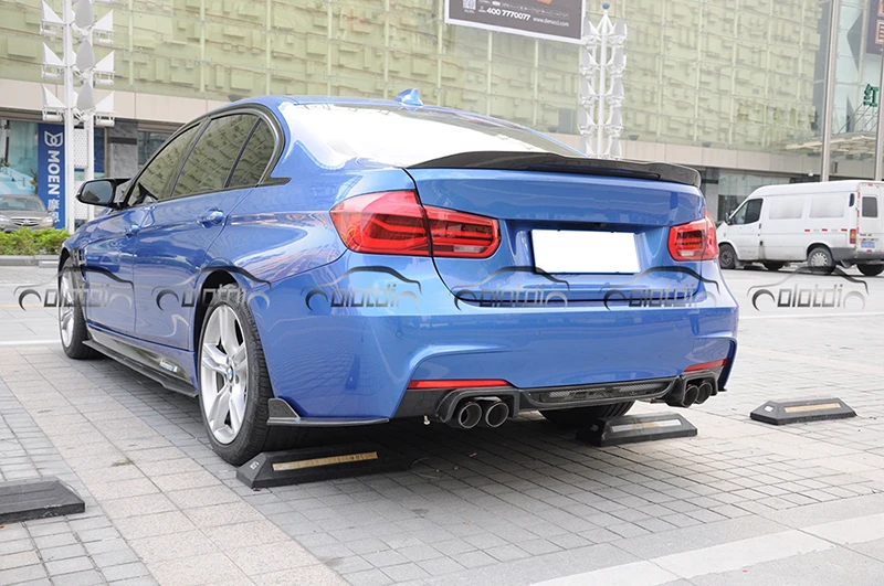 OLOTDI углеродного волокна задние сплиттеры бампер спойлер для BMW F30 F32 F33 F36 M TECH Sport