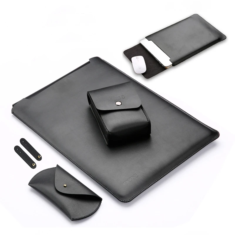 13 3 15 6 14 дюймов Чехол из искусственной кожи для Macbook A1708 A1342 A1278 McBook Bag Apple Pro Air 2019 2020 11