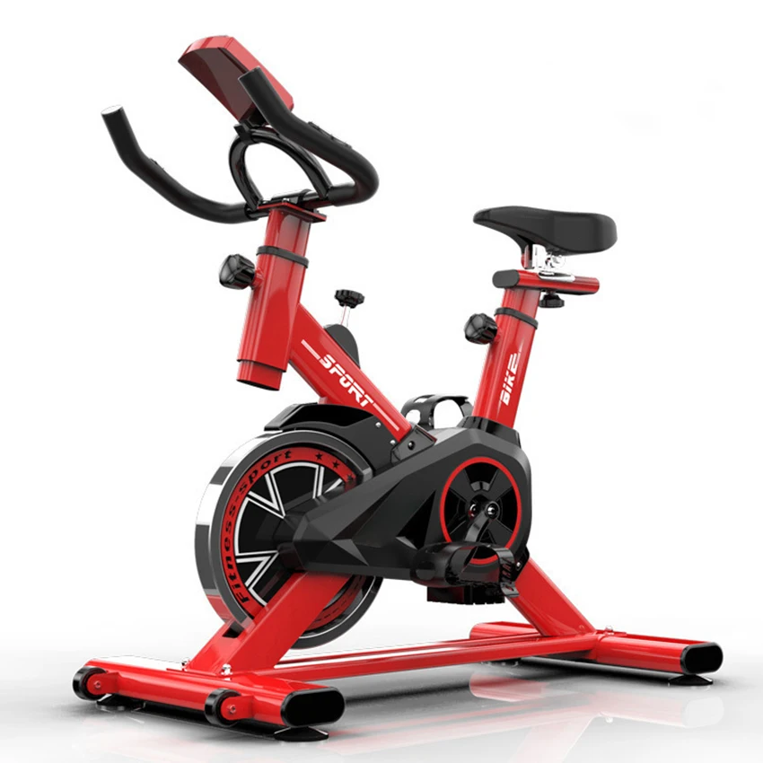 

Exercise Bike Home Indoor LED Display Spinning Bicycle Sports Pedal Cycling Bikes Trainer 150kg Load Fitness Gear Gym Equipment