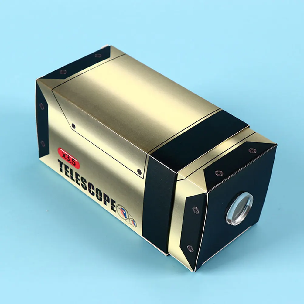 DIY бумажный Телескопический сборка модель перископа научная игрушка изобретение