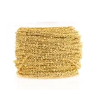 Цепочка Из Нержавеющей Стали с бусинами, длина 2 м, ширина 1,5 мм