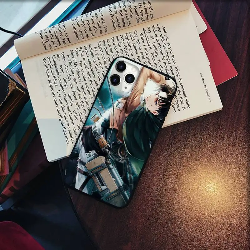 

Attack on Titan amine Phone Cases for iPhone 11 12 pro XS MAX 8 7 6 6S Plus X 5S SE 2020 XR Soft silicone cover shell funda capa