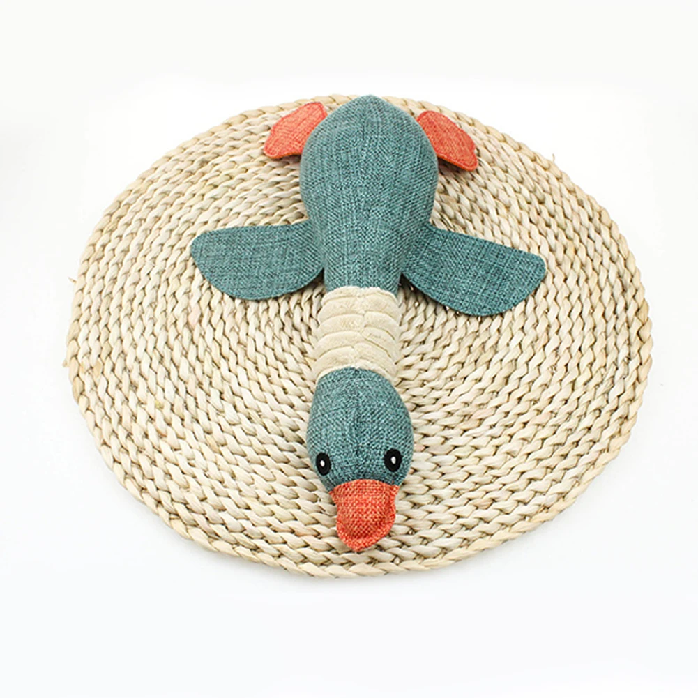 

1pc 33cm Long Durable Large Dog Toys Bite Resistant Denim Linen Dog Puppy Chew Toys for Dogs and Cat Toys Dropship