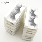 Норковые ресницы visofree, 25 мм, оптовая продажа, набор норковых ресниц 3D, объемные пушистые драматические накладные ресницы, поставщик для наращивания, макияж